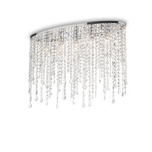 Rain Clear Pl5 Plafoniera Cromo Ideal Lux