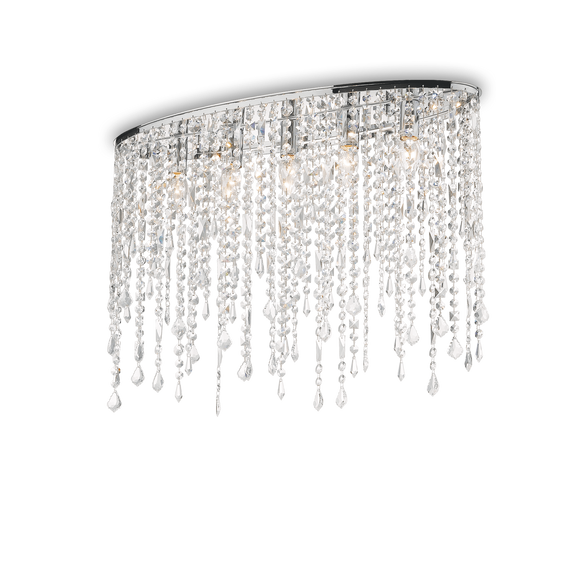 Rain Clear Pl5 Plafoniera Cromo Ideal Lux