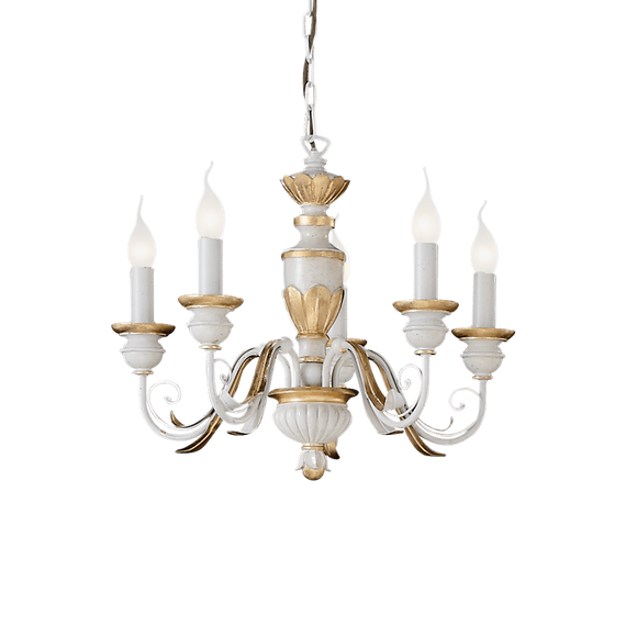 Firenze Sp5 Sospensione Bianco Antico Ideal Lux