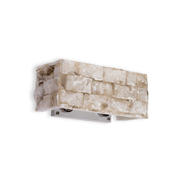 Carrara Ap2 Applique Alabastro Ideal Lux