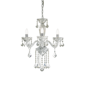 Tiepolo Sp3 Sospensione Trasparente Ideal Lux