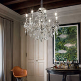 Gioconda Sp8 Sospensione Classica Cristallo Ideal Lux