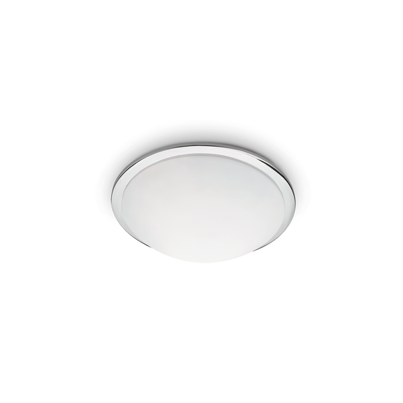 Ring Pl2 Plafoniera Cromo Ideal Lux