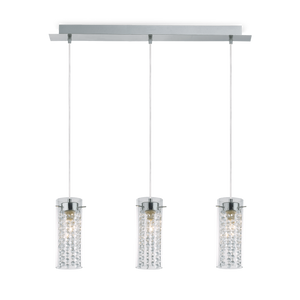 Iguazu Sp3 Sospensione Cromo Ideal Lux