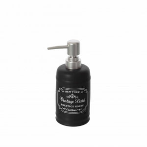 Dispenser Sapone Ceramica Nero di Design linea New York - Feridras
