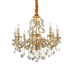 Gioconda Sp8 Sospensione Classica Cristallo Ideal Lux