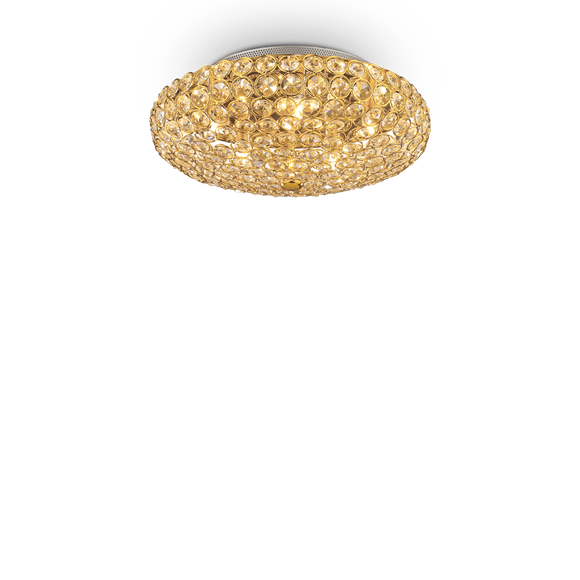 King Pl5 Plafoniera Cristallo  Ideal Lux