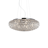 King Sp7 Sospensione Cristallo  Ideal Lux