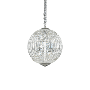 Luxor Sp6 Sospensione Cromo Ideal Lux