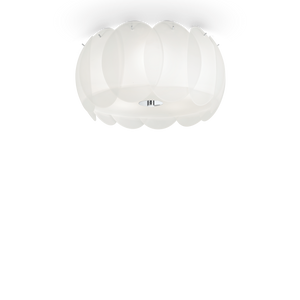 Ovalino Pl5 Plafoniera Bianco Ideal Lux