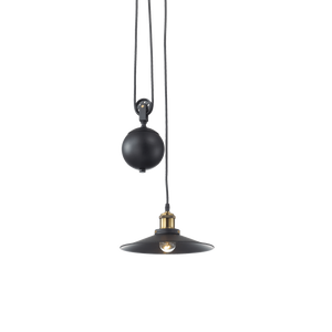 Up And Down Sp1 Sospensione Nero Ideal Lux
