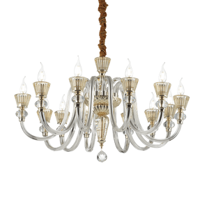 Strauss Sp12 Sospensione Oro Ideal Lux