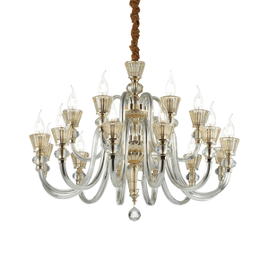 Strauss Sp18 Sospensione Oro Ideal Lux