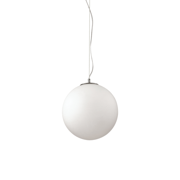 Mapa Riga Sp1 D30 Sospensione Bianco Ideal Lux