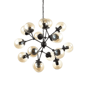 Kepler Sp18 Sospensione Nero Ideal Lux