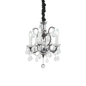 Liberty Sp4 Sospensione Nero Ideal Lux