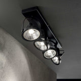 Glim Pl4 Plafoniera Tecnica Orientabile Ideal Lux