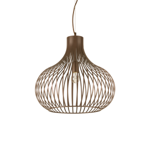 Onion Sp1 D48 Sospensione Marrone Ideal Lux