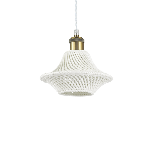 Lugano Sp1 D23 Sospensione Bianco Ideal Lux