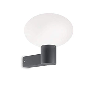 Montatura in alluminio pressofuso etornito, rifinito con vernici a polveri. Diffusore in materiale plastico bianco opaco.