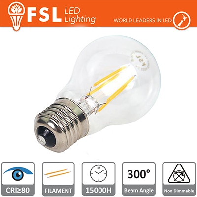 lampada filamento goccia - 7w 2700k e27 700lm