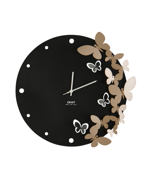 Orologio Con Farfalle Effetto 3d Piccolo - Decocasa Shop